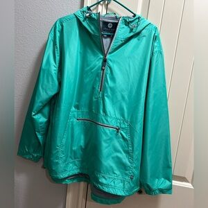 Women’s lined and hooded pull over, size XL